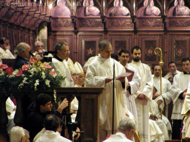 Ringraziamenti a S. Ecc. Mons. Scanavino da parte del M.to Reverendo Padre Generale dell'Odine Agostiniano