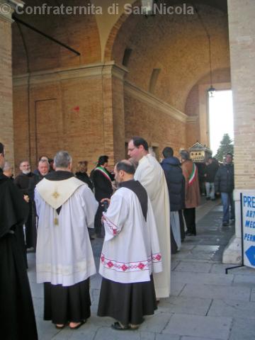 Arrivo dell'urna a Loreto